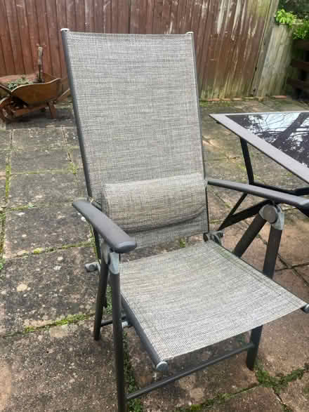 Photo of free Glass outdoor table and chairs x6 (WD3) #2