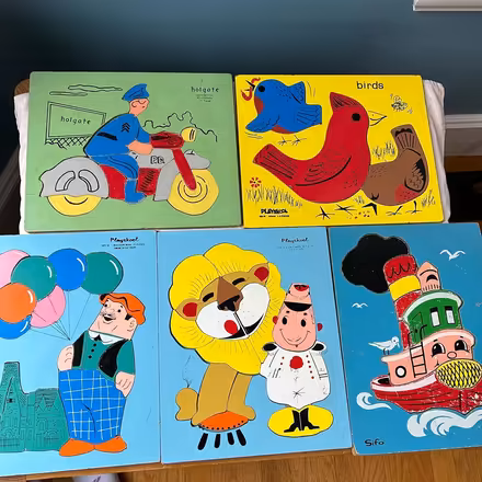 Photo of free Vintage Wooden tray puzzles (Lexington Center) #1