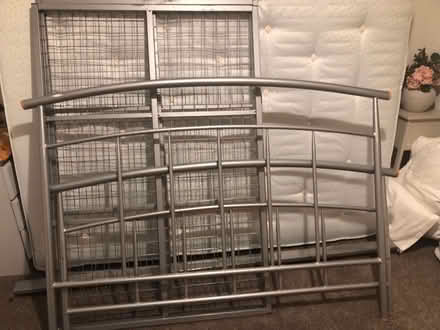 Photo of free Double bed frame and mattress (Kimpton SG4) #1