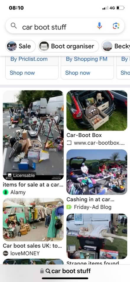 Photo of free Car boot stuff (Middlewich) #1