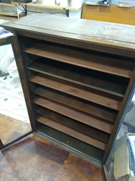 Photo of free Glass front book cabinet (Kings Sutton OX17) #2