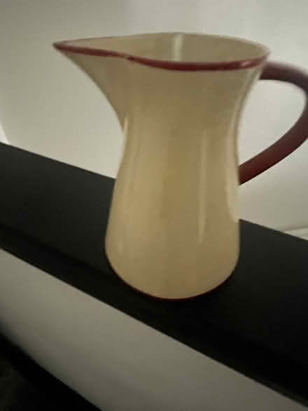 Photo of free Cream and Red jug (Southend on sea Essex) #1