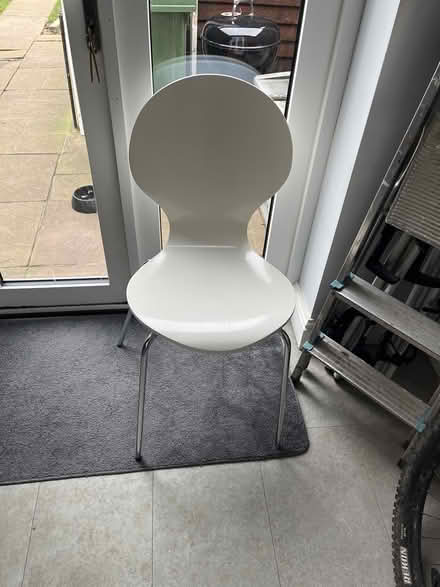 Photo of free IKEA white chairs x 2 (Epsom KT17) #1
