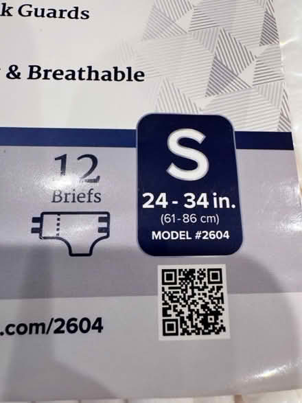 Photo of free Adult Tab-Style Briefs Heavy Duty (S Bellmore) #2