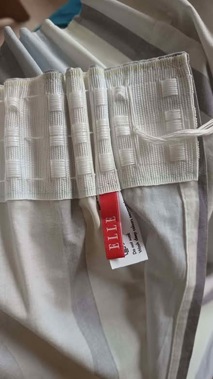 Photo of free Single, unlined cotton curtain (brand Elle) (Fulham Palace Rd SW6) #2