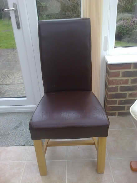 Photo of free two dining chairs (off Kings Drive) #2