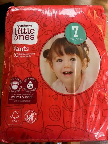 Photo of free Nappy pants, size 7 (Bookham) #1