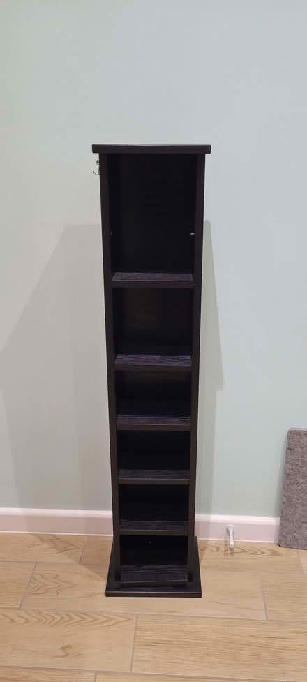 Photo of free black wooden CD rack (Woodley RG5) #3