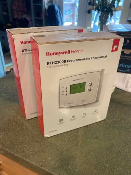 Photo of free Two programmable thermostats (East somerville ma) #1