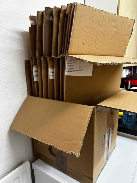 Photo of free Medium sized, used cardboard boxes (Weybridge) #1