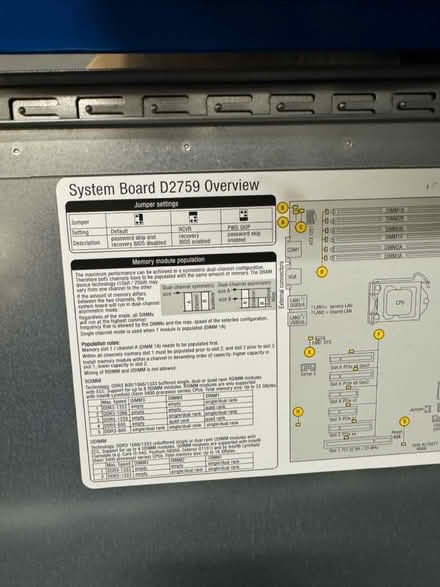 Photo of free Fujitsu Primergy Server 12gb ram (EC1A) #3