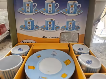 Photo of free New Espresso 5 cups & 6 saucers (Derry/WinstonChurch/Meadowvale) #1