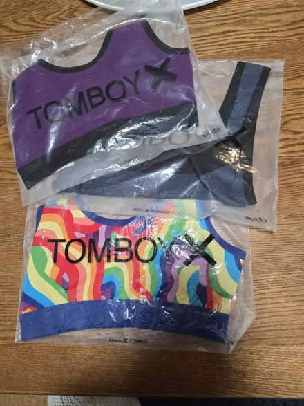 Photo of free Three Tomboy X Bras size 3XS (Arlington MA) #2