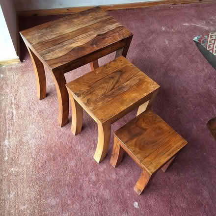 Photo of free Nest Of Three Small Tables (Bedlington Station, NE22) #1