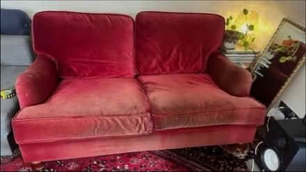 Photo of free Velvet sofa (SE23) #1