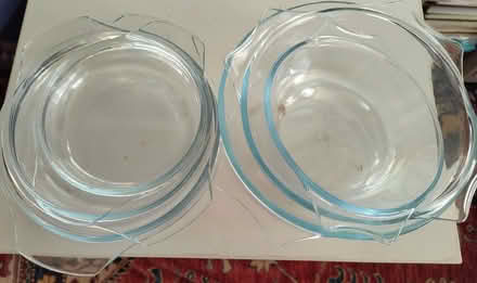 Photo of free Set (3) of glass casserole dishes & lids (Kew) (North Sheen TW9) #1