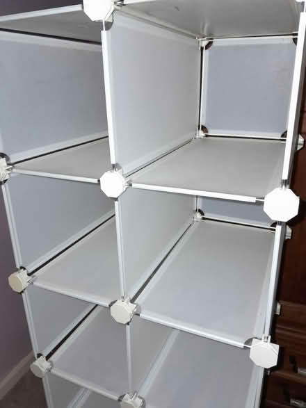 Photo of free Tall shoe storage rack (Uffculme) #1