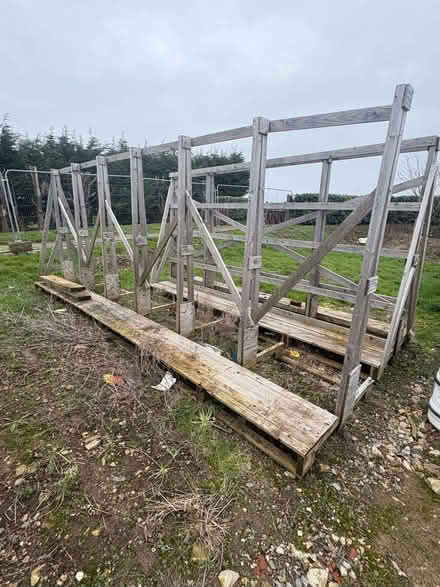 Photo of free (VL) Timber frame and platform for growing veg (Vale of White Horse OX13) #1
