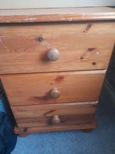 Photo of free Three drawer unit (Eastbourne BN20) #1