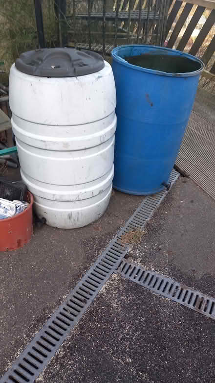 Photo of free 2 water barrel (Burton in Lonsdale LA6) #1