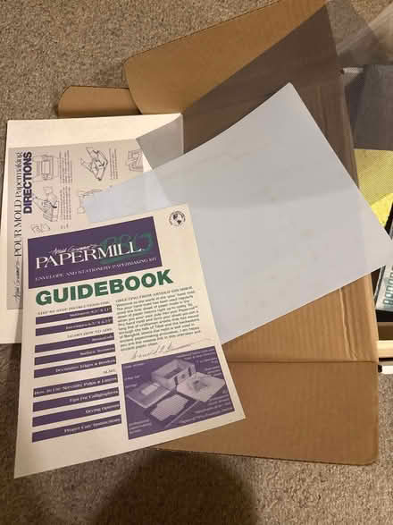 Photo of free Paper making kit (West Brighton) #3