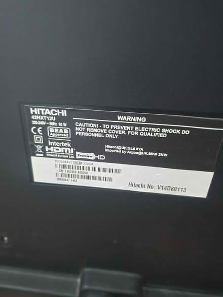 Photo of free 42 inch TV (Ox4 3en) #2