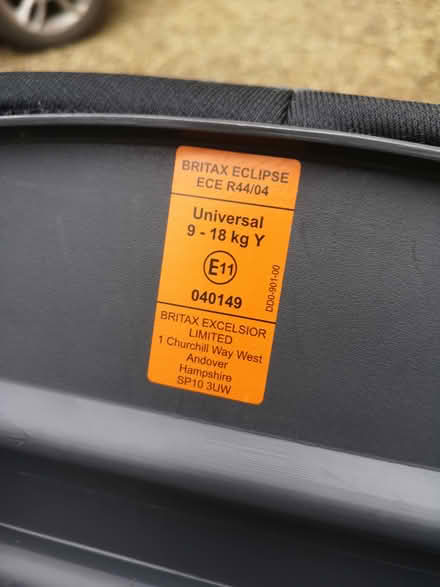 Photo of free Childs car seat (BA11 Frome) #3