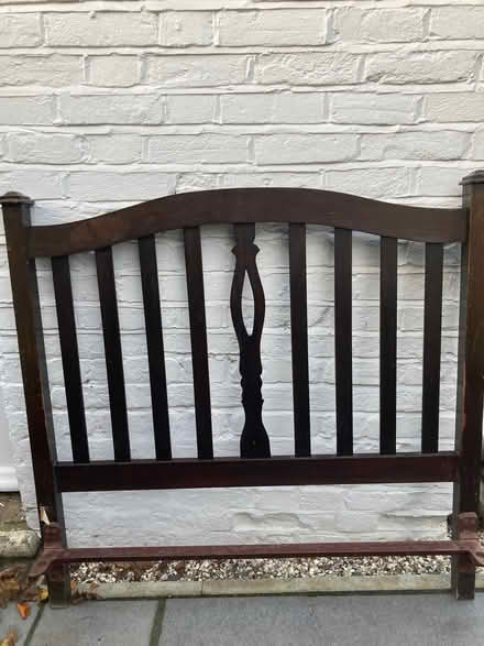 Photo of free Vintage ‘Vono’ bed frame. 3’6” sm double (IP4) #1