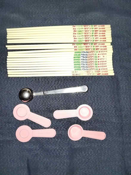 Photo of free kitchen drawer clearout- chopsticks and measures (Apley TF1) #1
