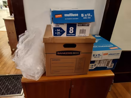 Photo of free 3 cardboard boxes with lids (Midtown/Boulevard Park) #1