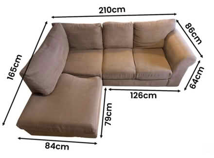 Photo of free Waffle weave corner couch sofa (Stoke Newington) #2