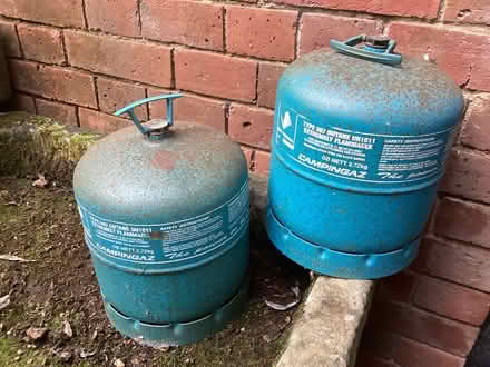 Photo of free Gas cylinder x2 (High Wycombe HP13, Amersham Rd) #1