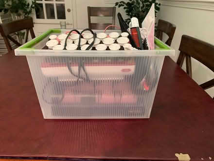 Photo of free Tub of hair tools (Silver Spring, MD Four Corners) #2