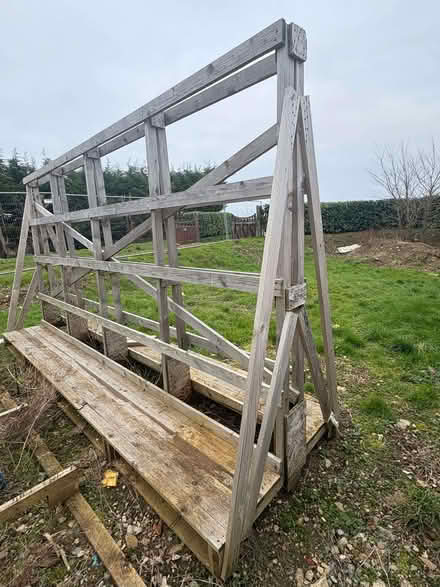 Photo of free (M) Timber frame & platform for tomatoes etc (Vale of White Horse OX13) #1