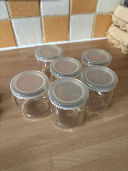 Photo of free 6 small glass jars with lids (E9 7HX) #1
