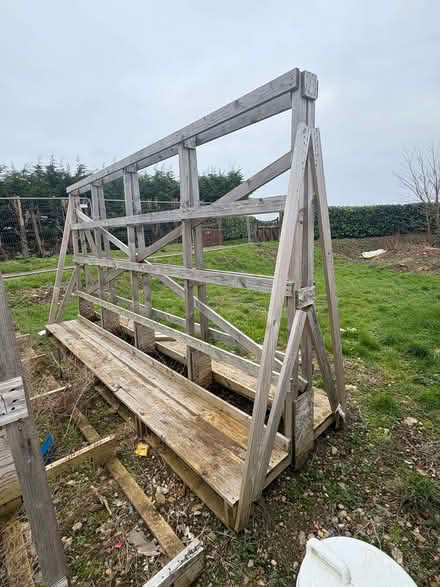 Photo of free (M) Timber frame & platform for tomatoes etc (Vale of White Horse OX13) #2