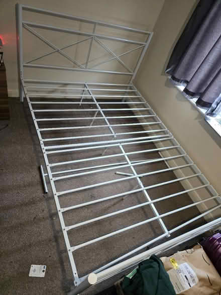 Photo of free Metal Bed Frame (Wolverhampton WV4) #1