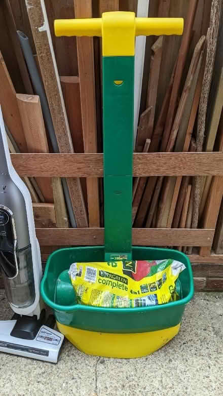 Photo of free Garden spreader and optional ancient bag of lawn feed (Rudgwick RH12) #1