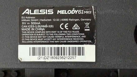 Photo of free Alesis Keyboard (near Christie and Dupont) #3