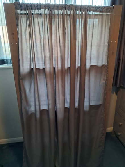 Photo of free Grey stained shelving unit 166cms high x 26cms depth x 83 cm (Lower Earley RG6) #2
