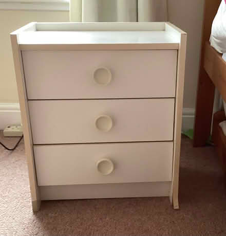Photo of free Bedside cabinet/small chest of drawers (Crookes S10) #1
