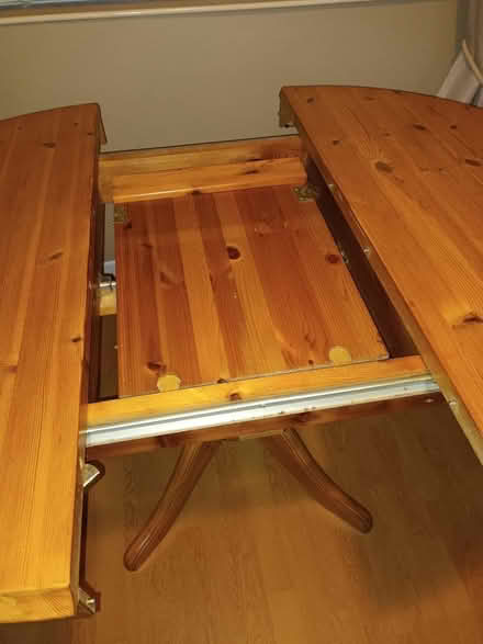 Photo of free Dining table pine (Offerton) #2