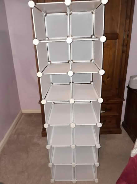 Photo of free Tall shoe storage rack (Uffculme) #2