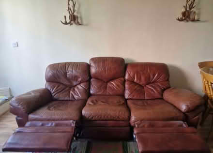 Photo of free 3 seat recliner leather sofa (Lower Walkley S6) #2
