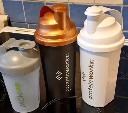 Photo of free 3 x shaker bottles, protein shakes on the go (South Croydon CR2) #1