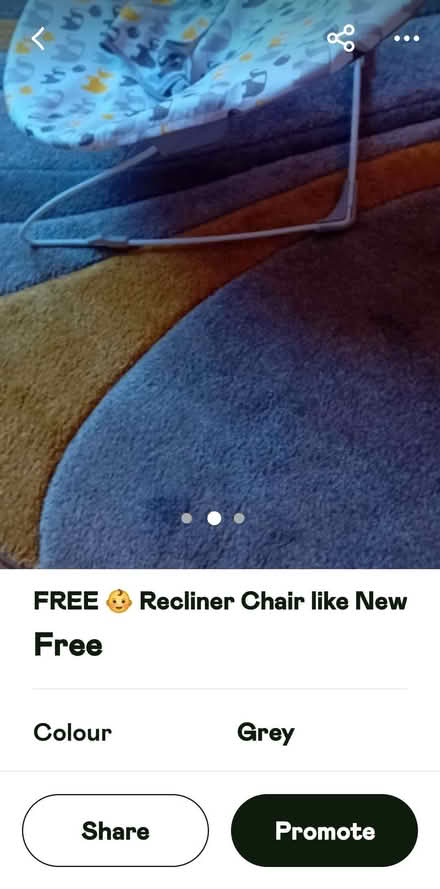 Photo of free baby recliner (Denton M34) #1