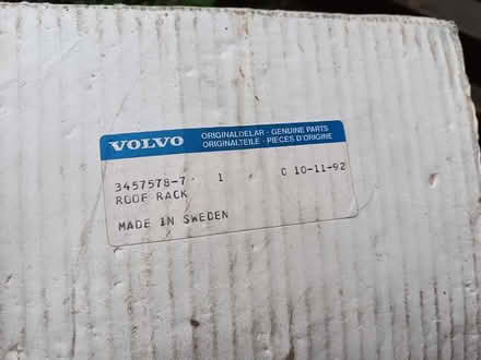 Photo of free Volvo roof rack, in box (Bramley, Leeds LS13) #1