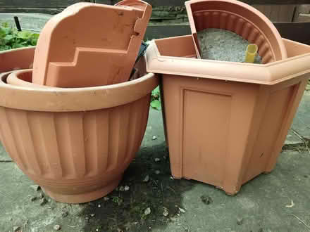 Photo of free Selection of large plant pots (Bramley, Leeds LS13) #2