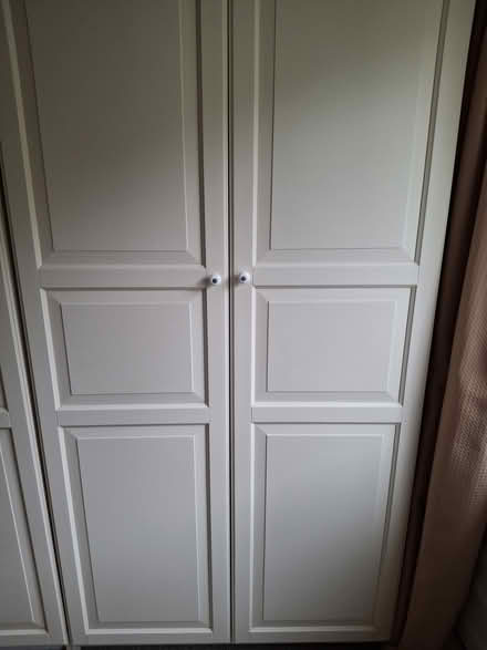 Photo of free IKEA white dbl wardrobe (Torquay) #1