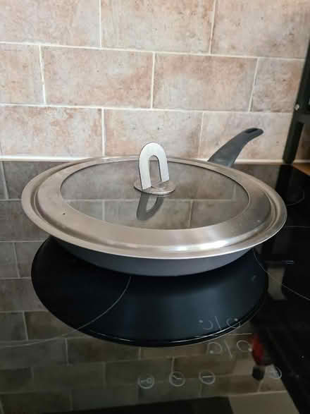 Photo of free Frying pan with lid (Moorlands LA1) #1